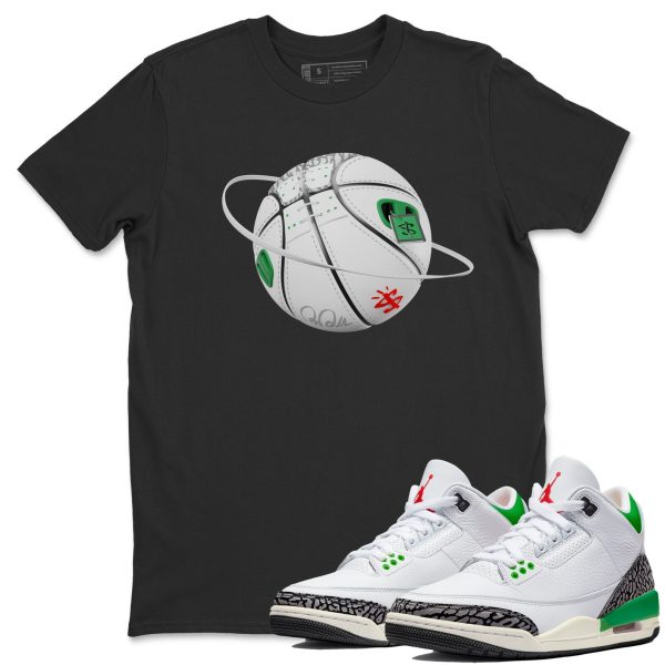 Basketball Planet Unisex Short Sleeve T-Shirt - Shirt To Match 3s Lucky Green Jezsport.com