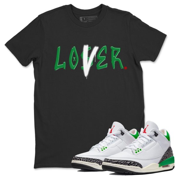 Loser Lover Unisex Short Sleeve T-Shirt - Shirt To Match 3s Lucky Green Jezsport.com