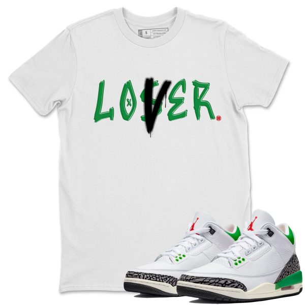 Loser Lover Unisex Short Sleeve T-Shirt - Shirt To Match 3s Lucky Green Jezsport.com