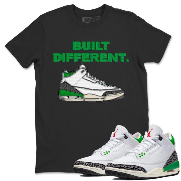 Built Different Unisex Short Sleeve T-Shirt - Shirt To Match 3s Lucky Green Jezsport.com