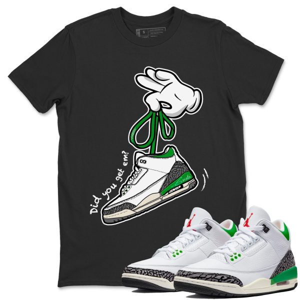 Cartoon Hands Unisex Short Sleeve T-Shirt - Shirt To Match 3s Lucky Green Jezsport.com