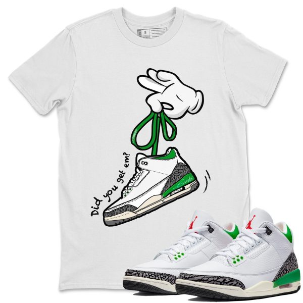 Cartoon Hands Unisex Short Sleeve T-Shirt - Shirt To Match 3s Lucky Green Jezsport.com