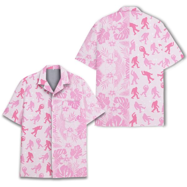 Bigfoot Hawaiian Shirt, Tropical Summer Aloha Casual Shirt, Summer For Men and Women Jezsport.com