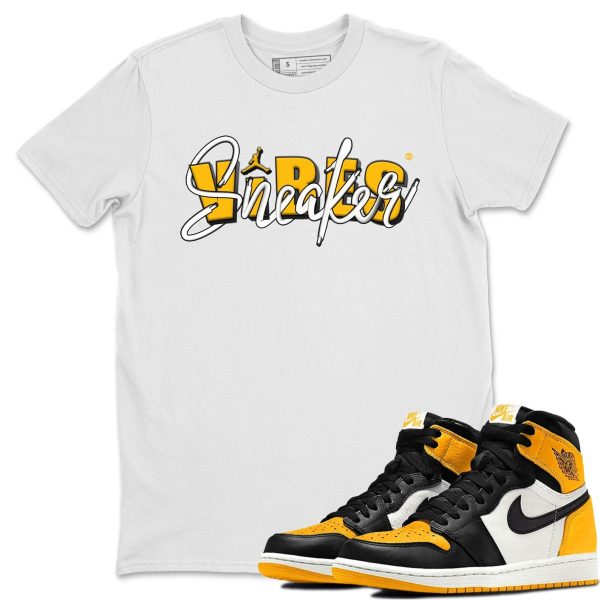 Sneaker Vibes Unisex Crew Neck T-Shirt - Shirt To Match 1s Taxi Yellow Toe Jezsport.com