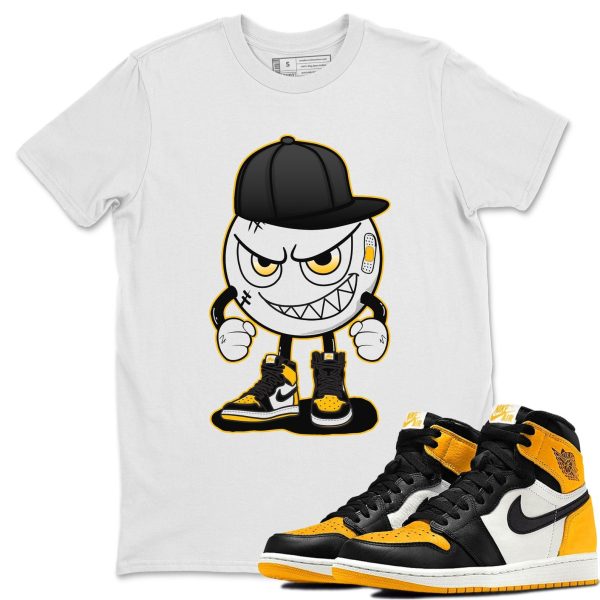 Mischief Unisex Crew Neck T-Shirt - Shirt To Match 1s Taxi Yellow Toe Jezsport.com