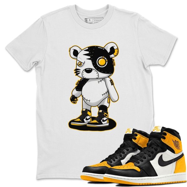 Cyborg Tiger Unisex Crew Neck T-Shirt - Shirt To Match 1s Taxi Yellow Toe Jezsport.com