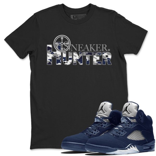 Sneaker Hunter Unisex Crew Neck Sneaker Matching Tee Shirt To Match 5s Georgetown Jezsport.com