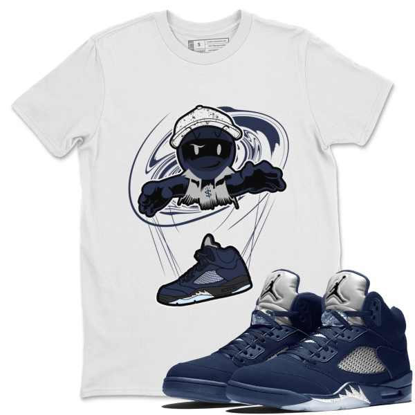 Marionette Unisex Crew Neck Sneaker Matching Tee Shirt To Match 5s Georgetown Jezsport.com