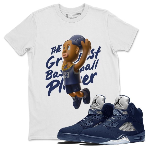 Dunkshot Boy Unisex Crew Neck Sneaker Matching Tee Shirt To Match 5s Georgetown Jezsport.com