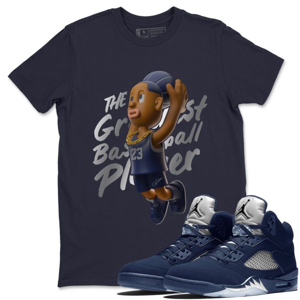 Dunkshot Boy Unisex Crew Neck Sneaker Matching Tee Shirt To Match 5s Georgetown Jezsport.com