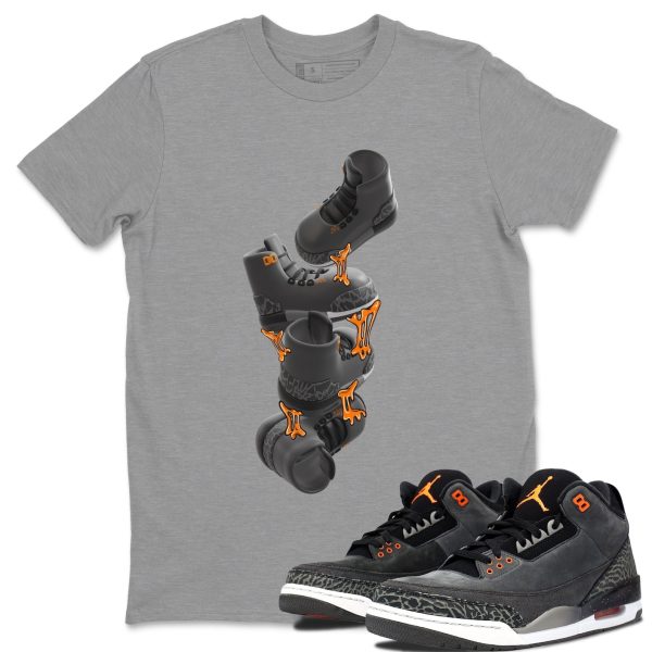 Gum Stuck On Shoes Special Halloween Unisex Crew Neck Shirt To Match 3s Fear Jezsport.com