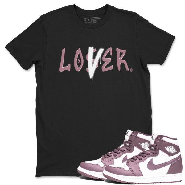 Loser Lover Unisex Crew Neck Sneaker Matching Tee Shirt To Match 1s Mauve Jezsport.com