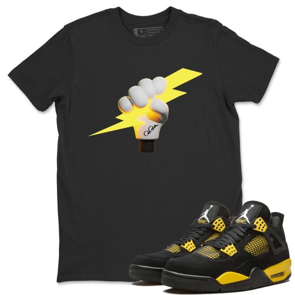 Grab The Thunder Unisex Crew Neck Sneaker Matching Tee Shirt To Match 4s Thunder Jezsport.com