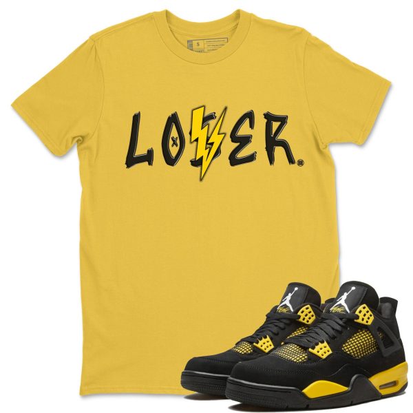 Loser Lover Unisex Crew Neck Sneaker Matching Tee Shirt To Match 4s Thunder Jezsport.com