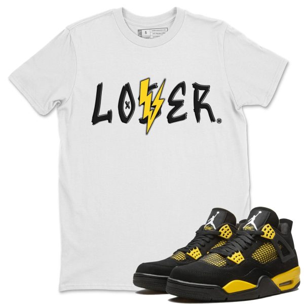 Loser Lover Unisex Crew Neck Sneaker Matching Tee Shirt To Match 4s Thunder Jezsport.com