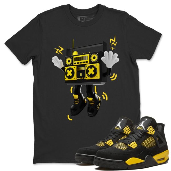 90s Radio Boy Unisex Crew Neck Sneaker Matching Tee Shirt To Match 4s Thunder Jezsport.com