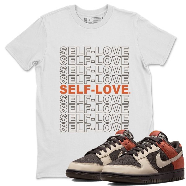 Self Love Unisex Crew Neck Sneaker Matching Tee Shirt To Match Red Panda Jezsport.com