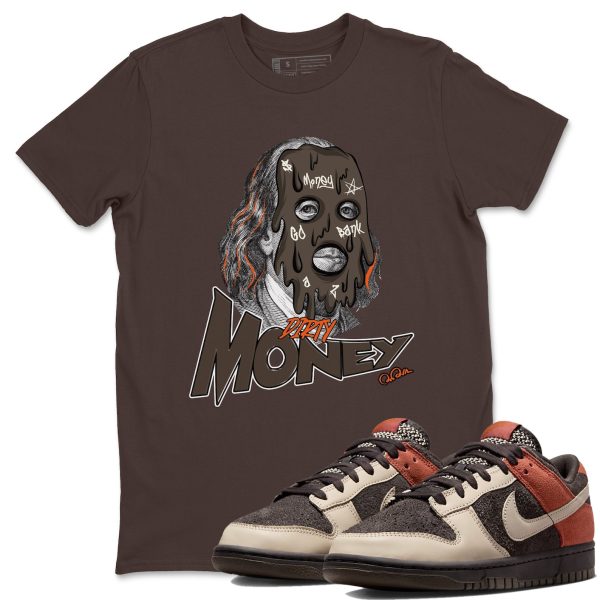 Dirty Money Unisex Crew Neck Sneaker Matching Tee Shirt To Match Red Panda Jezsport.com