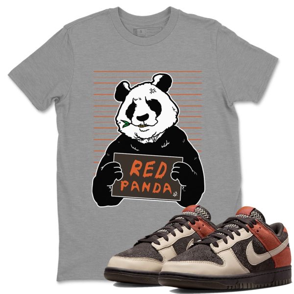 Mugshot Unisex Crew Neck Sneaker Matching Tee Shirt To Match Red Panda Jezsport.com