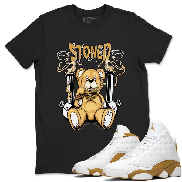 Stoned Bear Unisex Crew Neck Sneaker Matching Tee Shirt To Match 13s Wheat Jezsport.com