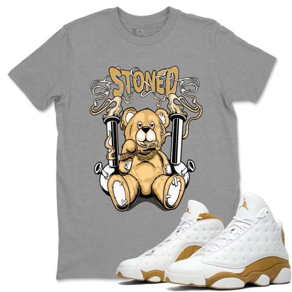 Stoned Bear Unisex Crew Neck Sneaker Matching Tee Shirt To Match 13s Wheat Jezsport.com