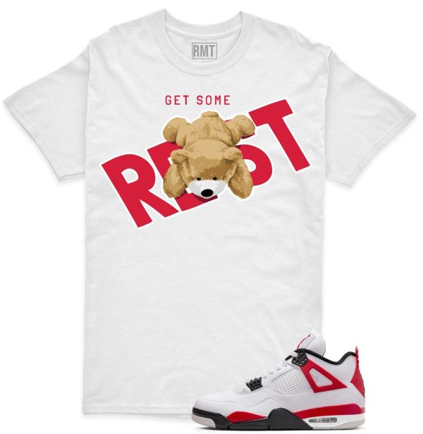 Red Cement 4s Matching Shirts, Some Rest Tee Matching Jordan 4 Red Cement Jezsport.com