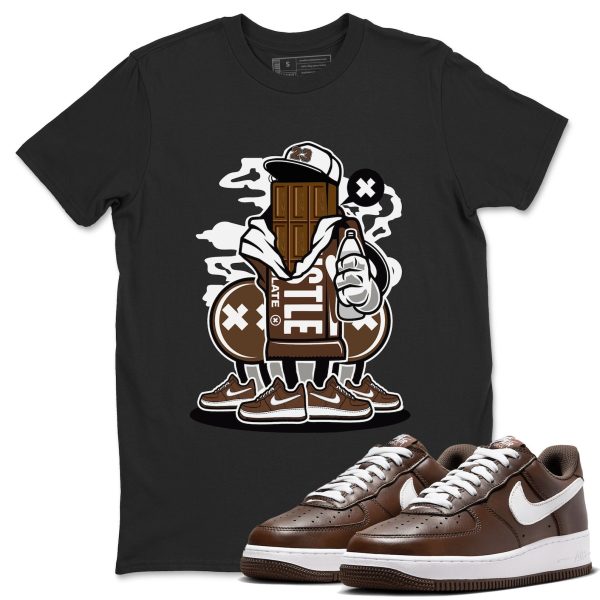 Chocolate Squad Sneaker Tee - Casual Unisex Cotton Sneaker T-Shirt To Match Air Force 1 Chocolate Jezsport.com