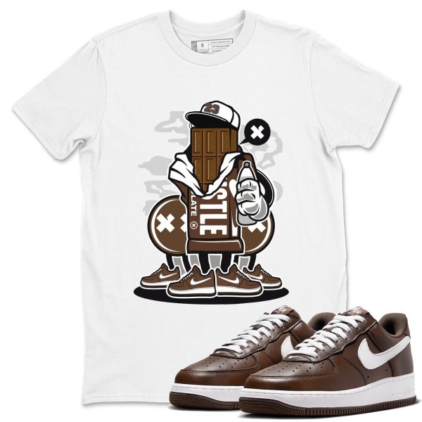 Chocolate Squad Sneaker Tee - Casual Unisex Cotton Sneaker T-Shirt To Match Air Force 1 Chocolate Jezsport.com