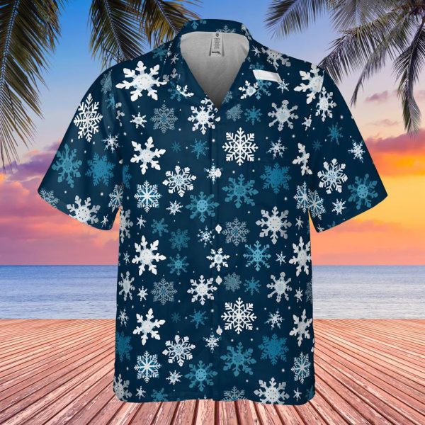 Snowflake Hawaiian Christmas Shirt, Summer For Men and Women Jezsport.com