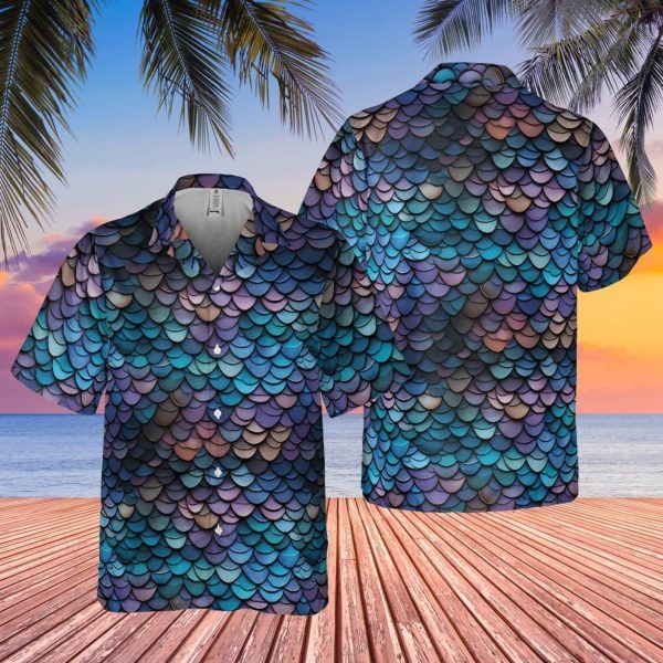 Dragon Scale Hawaiian Shirt, Aloha Shirt, Summer For Men and Women Jezsport.com