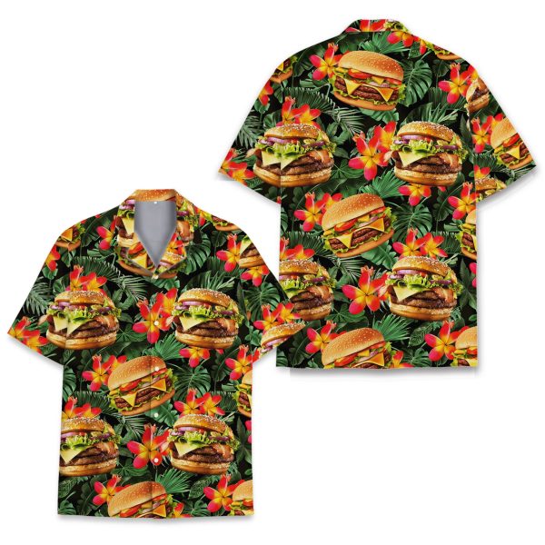 Hamburger Hawaiian Shirt, Summer For Men and Women Jezsport.com