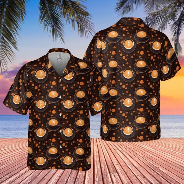 Espresso Coffee Bean Hawaiian Shirt, Summer For Men and Women Jezsport.com