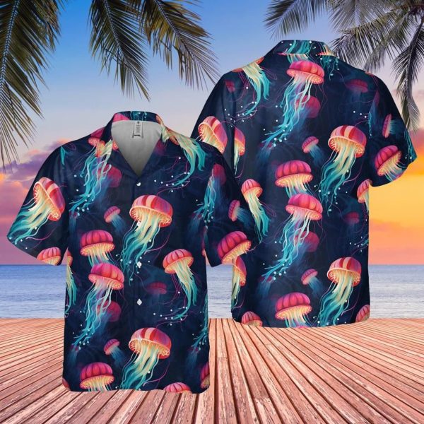 Jellyfish Hawaiian Shirt, Summer For Men and Women Jezsport.com