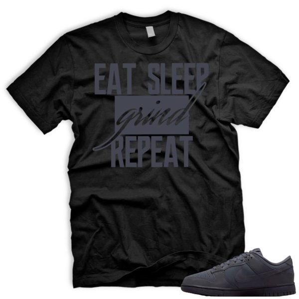 GRND T-shirt to match Dunk black anthracite reflective low Jezsport.com