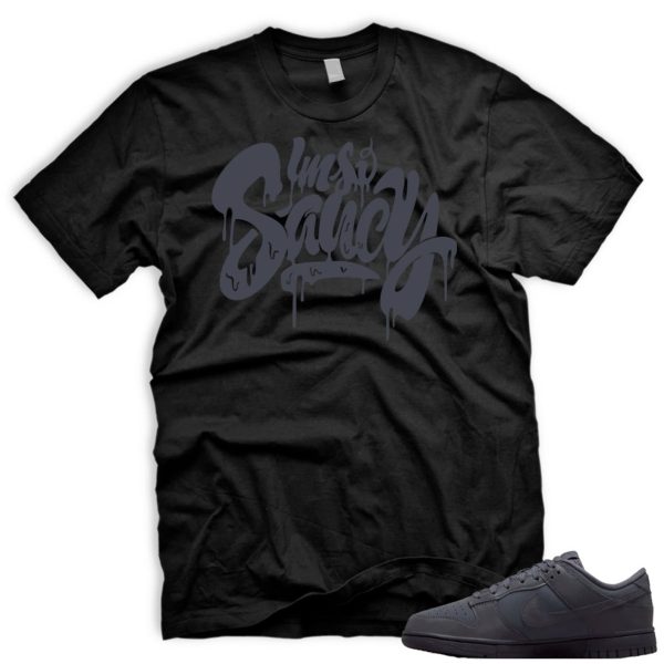 SAUCY T-shirt to match Dunk black anthracite reflective low Jezsport.com