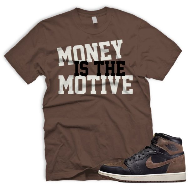 MONEY T To Match Palomino Sail 1 Metallic Gold Retro High OG Black T Shirt Match Jezsport.com