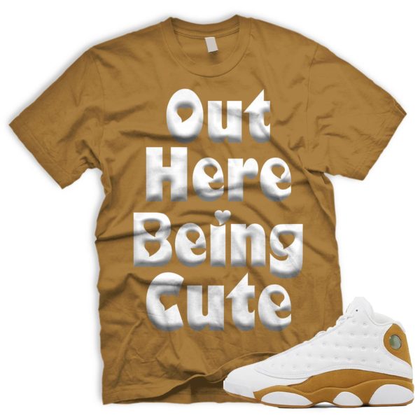 CUTE T Shirt To Match Wheat 13 AJ13 White Jezsport.com