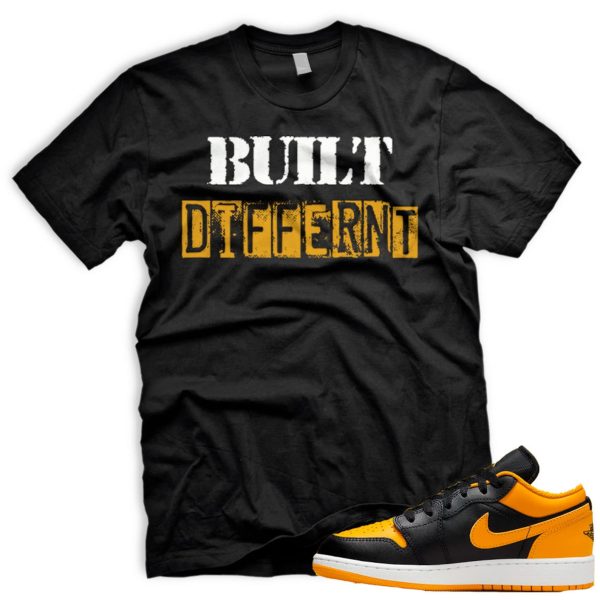 DFFRNT T Shirt To Match AJ1 Low Ochre Yellow Black Sail White 1 Retro High OG Jezsport.com