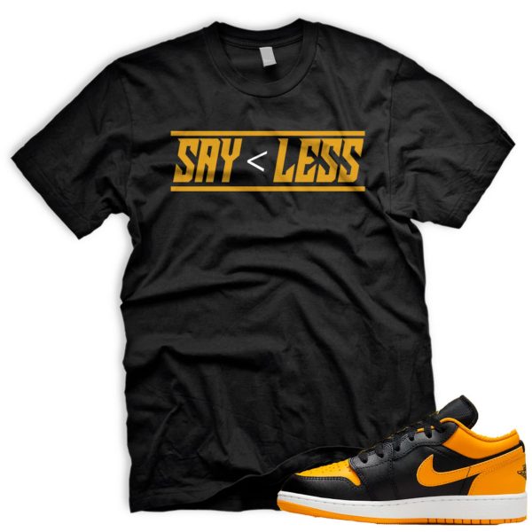 SAYLESS T Shirt To Match AJ1 Low Ochre Yellow Black Sail White 1 Retro High OG Jezsport.com