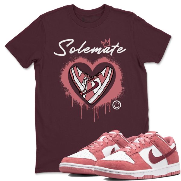 Solemate Sneaker Tee - Casual Unisex Cotton Sneaker T-Shirt To Match Dunks Valentine's Day Jezsport.com