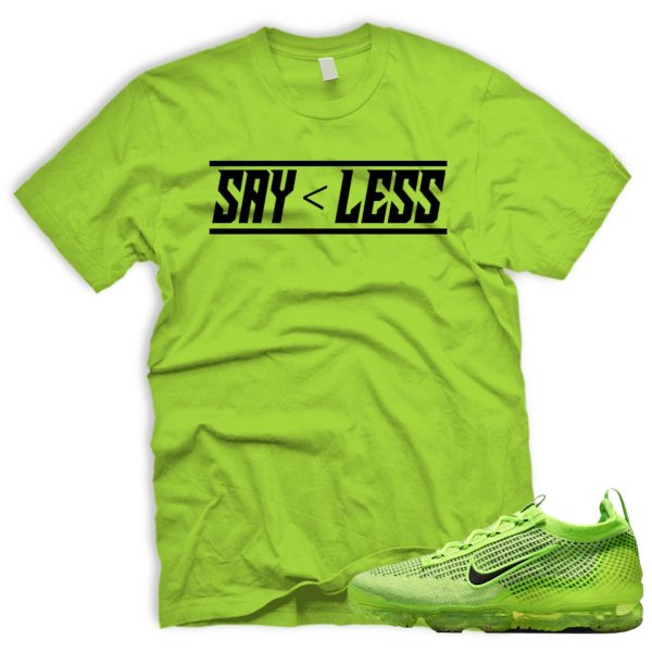 LESS T Shirt To Match Neon Volt Vapormax Plus Flyknit 2 air Jezsport.com