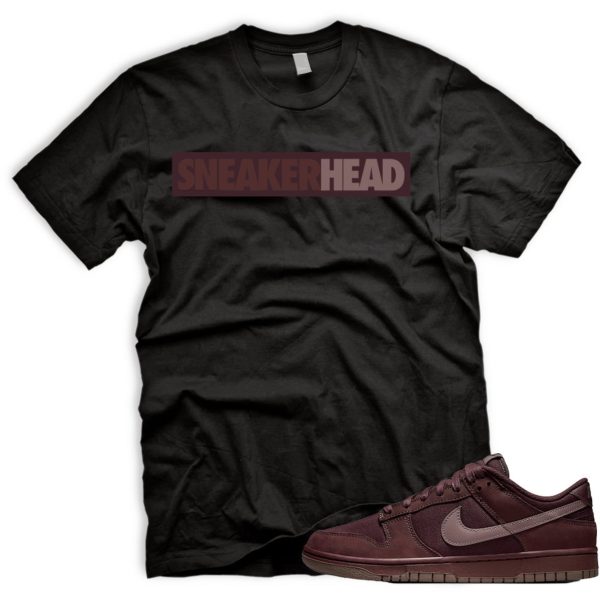 SNHD T Shirt To Match Dunk Low Burgundy Crush City Dark Team Red Earth Dark Pony University Jezsport.com