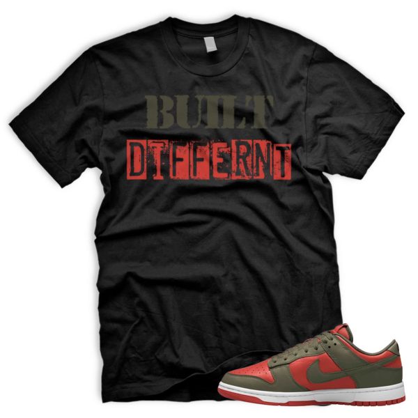 DFFNRT T Shirt To Match Dunk Low Mystic Red Cargo Khaki-White kruger Jezsport.com