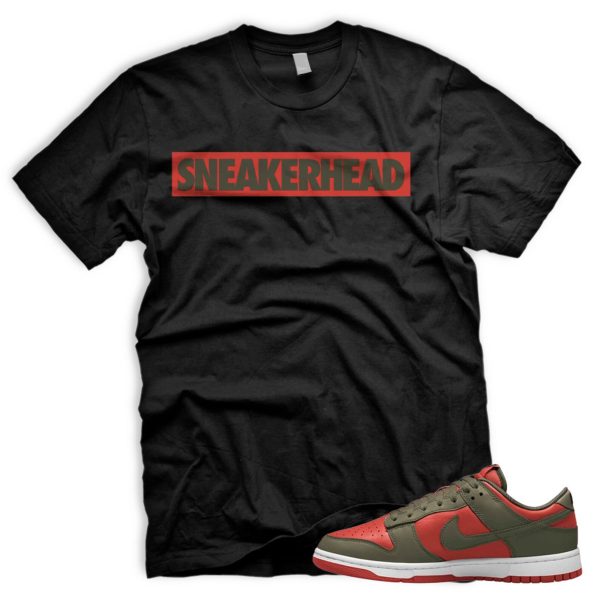 SNEAKERHEAD T Shirt To Match Dunk Low Mystic Red Cargo Khaki-White kruger Jezsport.com