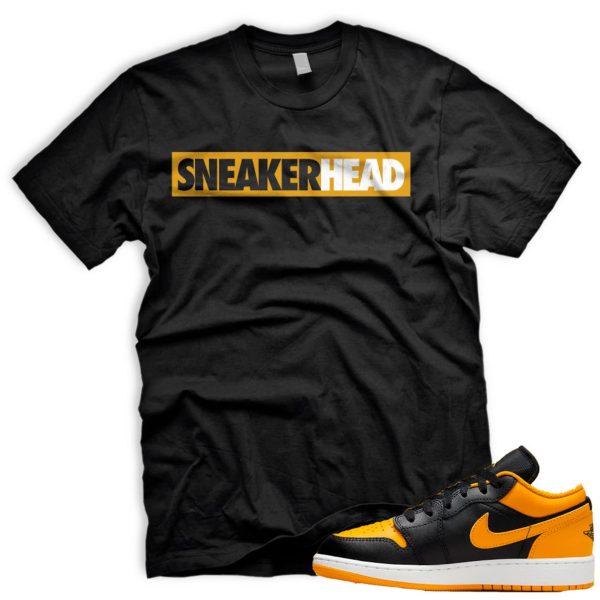 SNHD T Shirt To Match AJ1 Low Ochre Yellow Black Sail White 1 Retro High OG Jezsport.com