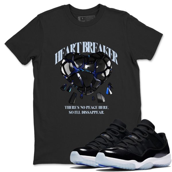 Heart Breaker Sneaker Tee - Unisex Cotton Sneaker Shirts To Match Jordans 11s Space Jezsport.com