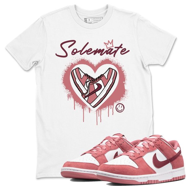 Solemate Sneaker Tee - Casual Unisex Cotton Sneaker T-Shirt To Match Dunks Valentine's Day Jezsport.com