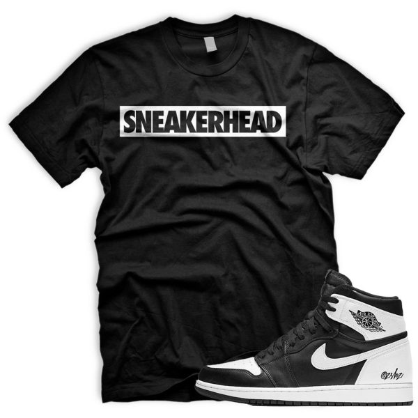 SNHD T Shirt To Match Air J 1 Reverse Panda OG Low Black White Jezsport.com