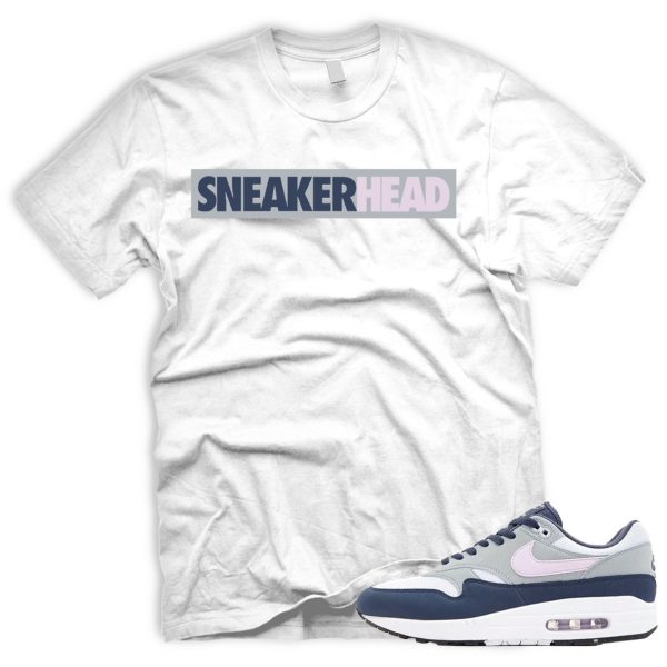 SNHD T Shirt To Match N Air Max 1 Obsidian Lilac Bloom Football Grey White Jezsport.com