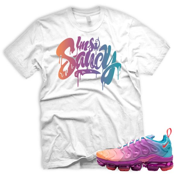 SAUCY T Shirt To Match N VaporMax Plus Multi Gradient Fuchsia Dream Bright Crimson Wmns Multicolor Jezsport.com